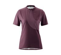 Gonso Maillot de cyclisme Adventure Halfzip Femme 36 Rich Soil