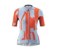 Gonso Road Print Short Sleeve Jersey Bleu 42 Femme