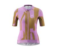 Gonso Road Print Short Sleeve Jersey Violet 40 Femme