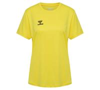 hummel Hmlessential Jersey S/S Woman Blouse, Jaune Vif, s Femmes