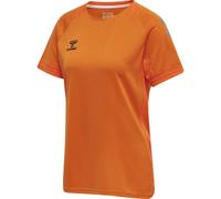 Hummel Lead Poly Short Sleeve T-shirt Orange XS Femme