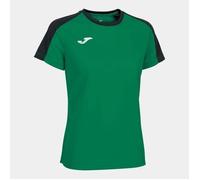 Joma Eco Championship T-Shirt à Manches Courtes pour Femme, Vert/Noir