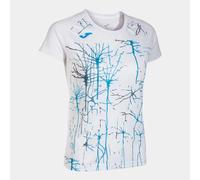 Joma T- Shirt à Manches Courtes Élite IX, Blanc, 4XS Femme
