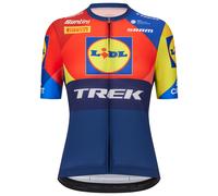 Maillot Lidl-Trek 2025 manches courtes bleu femme - L