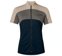 Vaude Bike Matera Fz Short Sleeve Jersey Bleu 36 Femme Linen