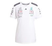 Adidas Mercedes Amg Petronas F1 Team Short Sleeve T-shirt Blanc M Femme