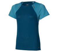 Mizuno T-shirt femme Active Dryaeroflow manches courtes Bleu XS