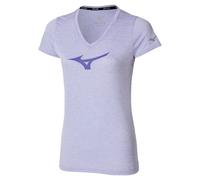 Mizuno Core Runbird Short Sleeve T-shirt Violet M Femme