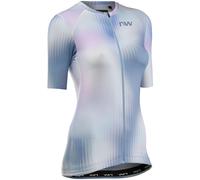 Northwave Blade Short Sleeve Jersey Blanc,Bleu M Femme