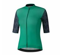 Shimano Yuri Short Sleeve Jersey Vert S Femme