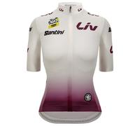 Maillot femme TOUR DE FRANCE Femmes avec Zwift Maillot blanc 2025 blanc/lilas XS