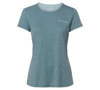 Vaude Essential Short Sleeve T-shirt Bleu 38 Femme