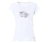 Vaude Tekoa Ii Short Sleeve T-shirt Blanc 44 Femme