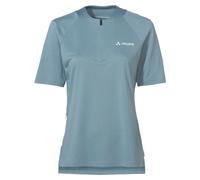 Vaude Bike Tremalzo Q-zip Short Sleeve T-shirt Bleu 38 Femme