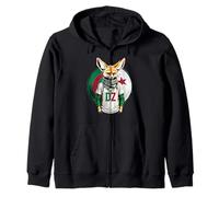 Maillot Fennec Drapeau Algérie Cadeau Foot Algérienne Dz Sweat à Capuche