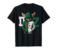 Maillot Fennec Drapeau Algérie Cadeau Foot Algérienne Dz T-Shirt