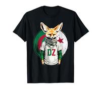 Maillot Fennec Drapeau Algérie Cadeau Foot Algérienne Dz T-Shirt