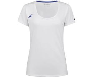 Maillot fille Babolat Play Blanc 6/8 ans