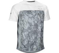 Fly Racing Super D Short Sleeve T-shirt Gris M Homme