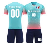 Maillot Foot a Personnaliser Maillot Football Personnalisé avec Le Nom du Logo de L'équipe Chemise de Football pour Hommes Enfants