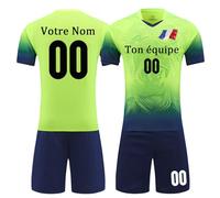 Maillot Foot a Personnaliser Maillot Football Personnalisé avec Le Nom du Logo de L'équipe Chemise de Football pour Hommes Enfants
