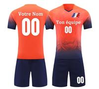 Maillot Foot a Personnaliser Maillot Football Personnalisé avec Le Nom du Logo de L'équipe Chemise de Football pour Hommes Enfants