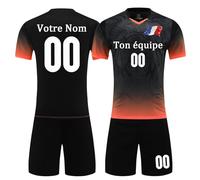Maillot Foot a Personnaliser Maillot Football Personnalisé avec Le Nom du Logo de L'équipe Chemise de Football pour Hommes Enfants
