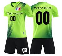 Maillot Foot Enfant Homme Personnalisable avec Le Numéro du Nom Maillot Foot Enfant Personnalisé