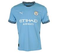 PUMA Réplique du Maillot de Football MCFC Matchday pour Homme, Bleu Clair/Bleu Marin, M