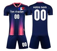 Maillot Football Enfant Personnalisé Ensemble Foot pour Hommes Garçon Personnalisé Nom Numéro Logo de L'équipe