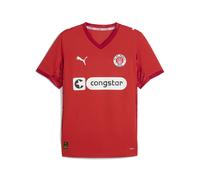PUMA Maillot 'FCSP Fourth' rouge orangé / blanc, Taille L