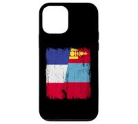Maillot France Mongolie Demi Drapeau Français Mongolie Coque pour iPhone 12 mini