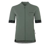 Vaude Bike Kuro Full Zip Ii Short Sleeve Jersey Vert 40 Femme