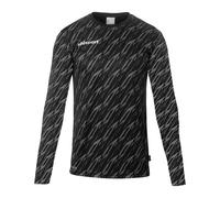 Uhlsport Maillot de gardien Progressive – manches longues, coudes rembourrés – Noir M Homme