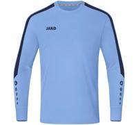 JAKO Maillot de gardien Power Manches longues Mixte Enfant Bleu ciel/Marine Taille 152