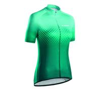 MAILLOT GIST MANCHES COURTES POIS FEMME VERT XL -5374