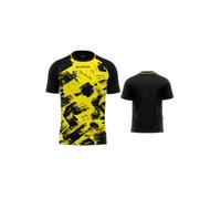 GIVOVA T- Shirt Art Interlock, Jaune/Noir, L Mixte