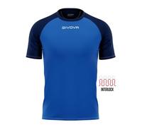 Givova T-Shirt bleu, Taille L
