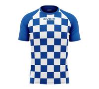 Maillot Givova Dama Interlock Bleu M Unisex