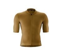 Gonso Maillot de cyclisme Road – manches courtes, ajusté, respirant, séchage rapide – Marron L Homme