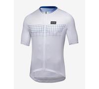 Maillot GOREWEAR Grid Fade 2.0 manche courte blanc bleu - S