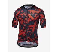 Maillot GOREWEAR Spirit Signal Camo manche courte bleu noir rouge feu - L
