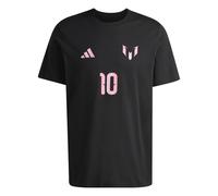 Adidas Messi Name&number Graphic Short Sleeve T-shirt Noir M Homme