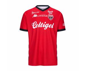 Maillot Guillo Kombat Home EA Guingamp 24/25 Rouge Homme Rouge XL