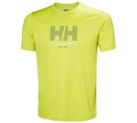 Helly Hansen T-shirt technique manches courtes Tech Graphic 2.0 Jaune M Homme