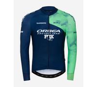 Maillot Hiru Orbea Factory Team 2025 Core Thermal manches longues bleu vert - S