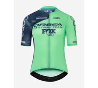 Maillot Hiru Orbea Factory Team 2025 Race manches courtes bleu vert femme - S
