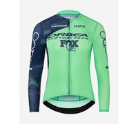 Maillot Hiru Orbea Factory Team 2025 Race manches longues bleu vert femme - S