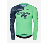 Maillot Hiru Orbea Factory Team 2025 Race manches longues bleu vert - L