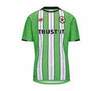 Maillot Home Red Star FC Football Homme Vert Blanc Noir (FR/ES, Alpha/Lettres, XXL, Taille Normale, Taille Normale)